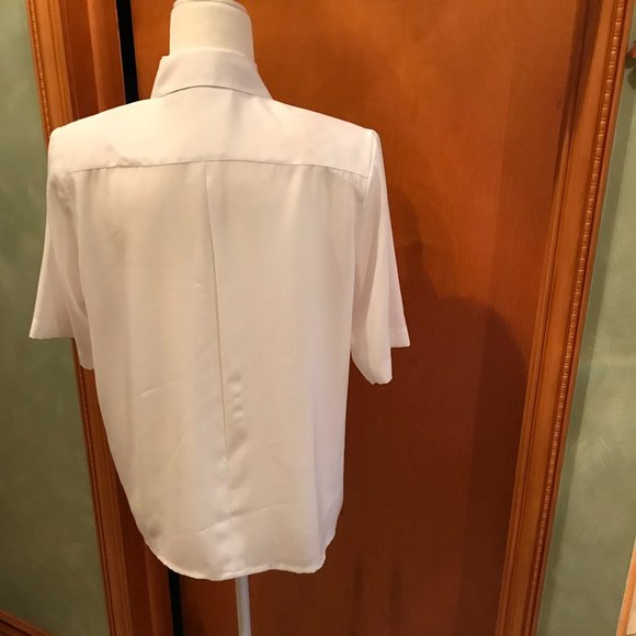 Yves St Claire Woman's Short Sleeve Blouse Vintage - Picture 3 of 8